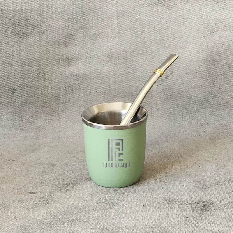Mate-acero-recto-verde
