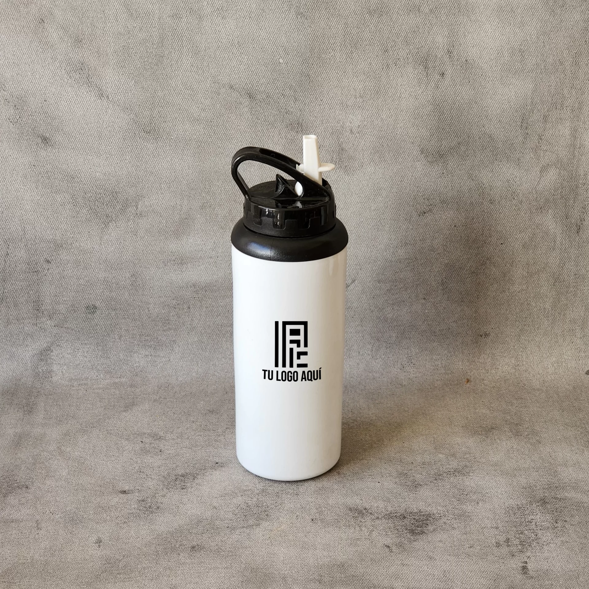 Botella-plastica-termica-blanca