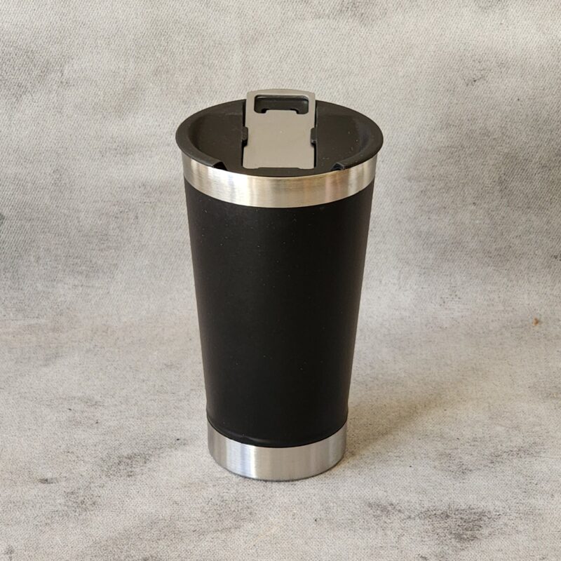 Vaso de cerveza térmico negro