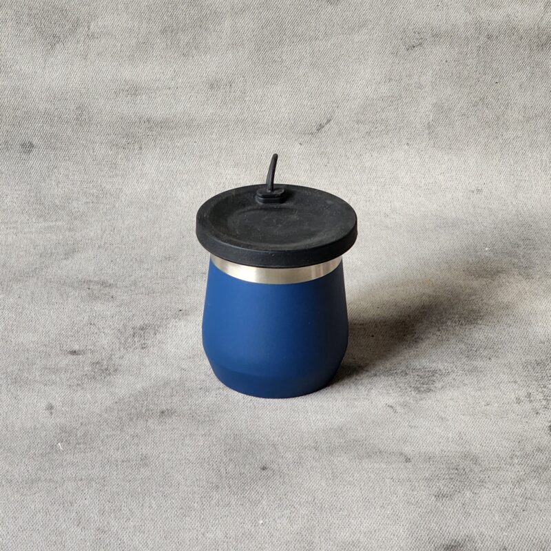 Mate tapa acero azul - Imagen 2