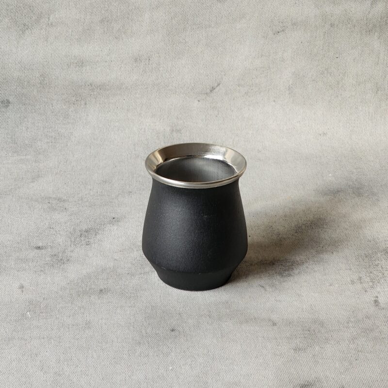 Mate acero premium negro