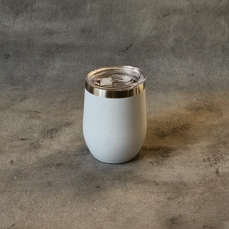 Vaso térmico cafetero blanco